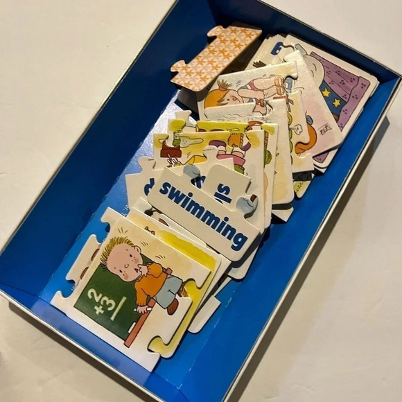 Educa My Favourite Activities Matching Puzzle Game For 5-7 years Vintage 90’s - Picture 5 of 9